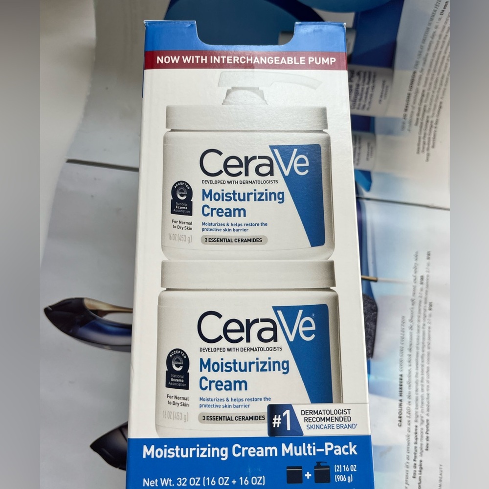 CeraVe Moisturizing Cream For Normal To Dry Skin - 16oz+16oz+pump